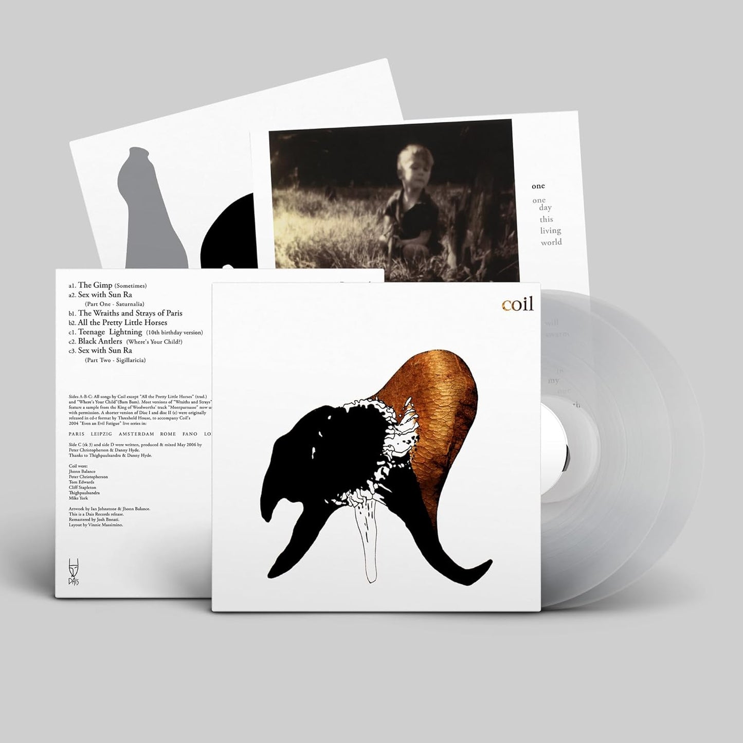 Coil/Black Antlers (Clear Vinyl) [LP]