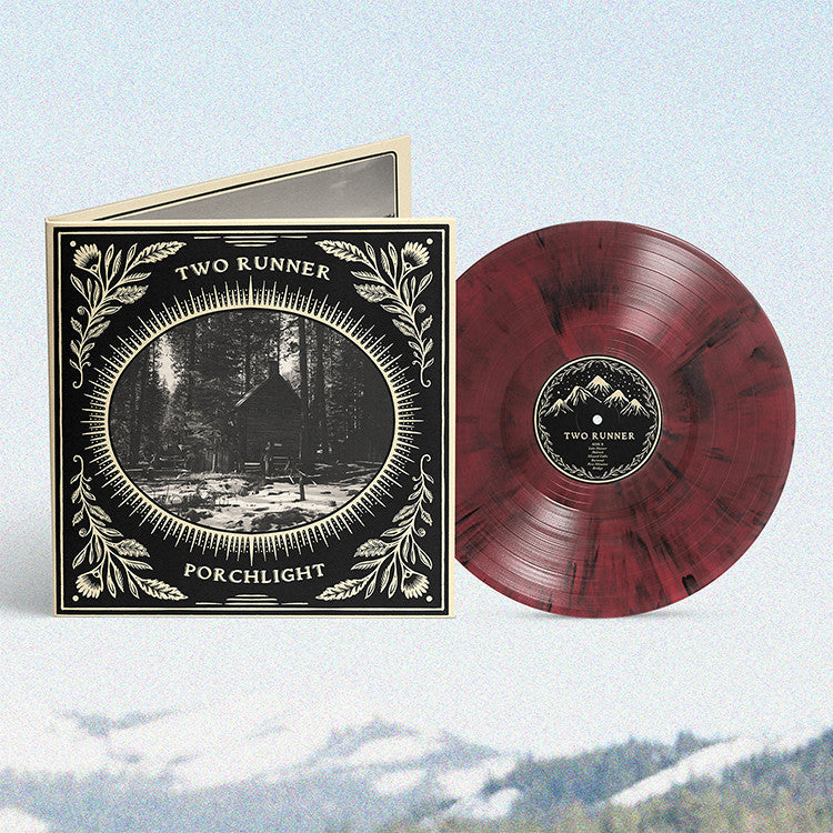 PRE-ORDER: Two Runner "Porchlight" LP (Indie Exclusive "Strawberry Smog" Burgundy & Black Smoke Vinyl)