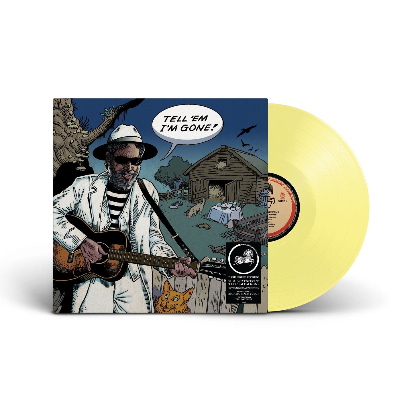 Yusuf/Cat Stevens "Tell 'Em I'm Gone!" LP (Yellow Vinyl)