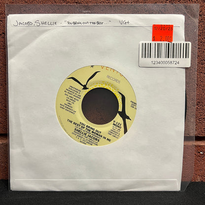 Used Vinyl: Shellie Jacobs "You Bring Out The Best Of The Woman In Me" 7"