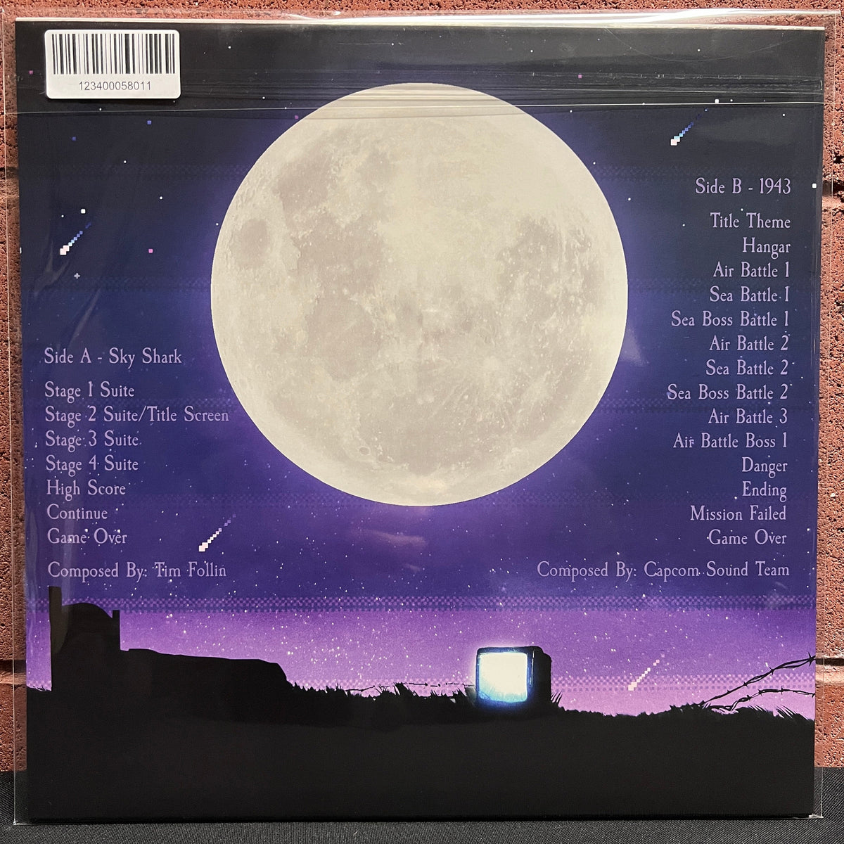 Used Vinyl: Capcom Sound Team "Sky Shark / 1943: The Battle of Midway" LP (Blue and White Pinwheel vinyl)