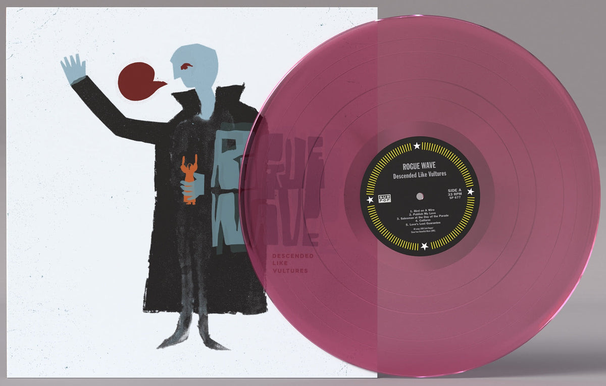 Rogue Wave "Descended Like Vultures " LP (Clear Pink Vinyl)