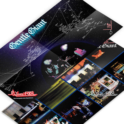 DAMAGED COVER: Gentle Giant "Playing the Fool - The Complete Live Experience" 3xLP