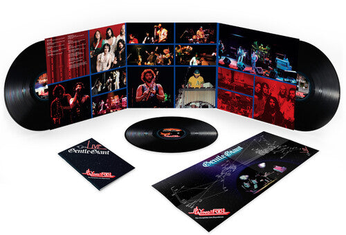 DAMAGED COVER: Gentle Giant "Playing the Fool - The Complete Live Experience" 3xLP