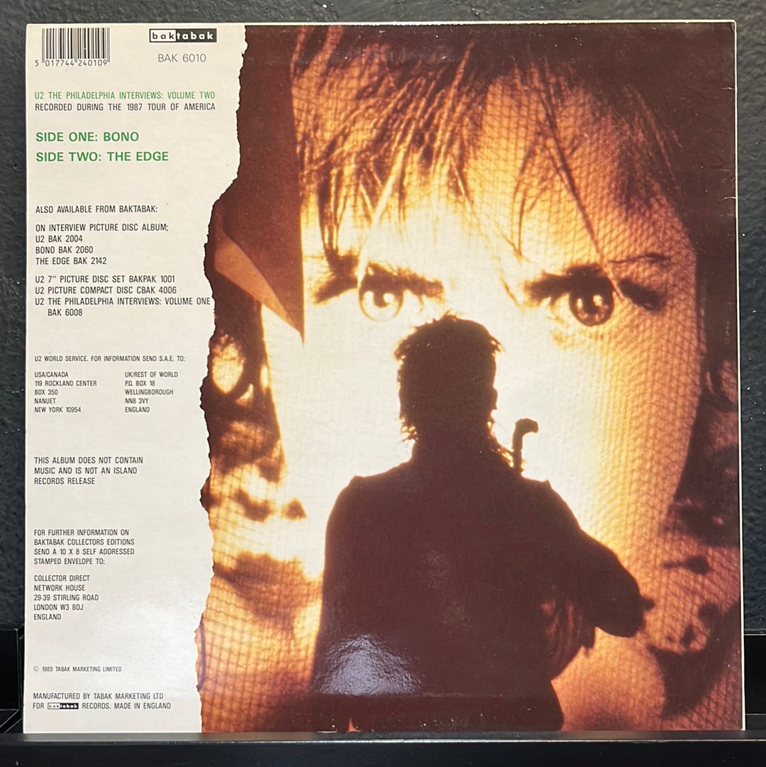 Used Vinyl: U2 “The Philadelphia Interviews: Volume Two” 12" (Green Vinyl)