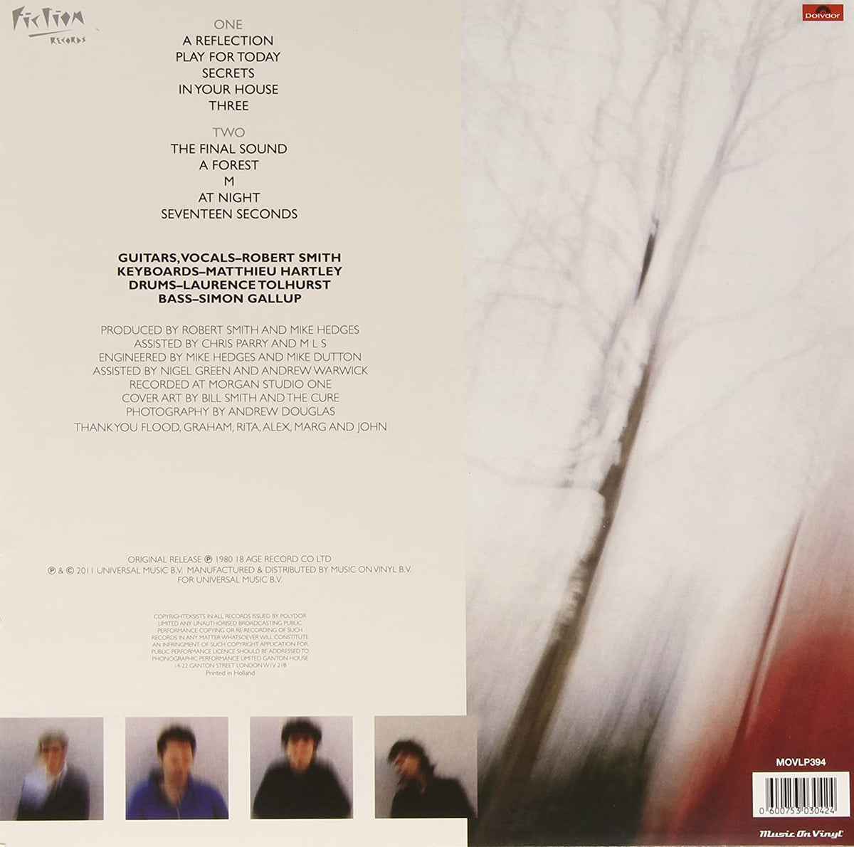 Cure, The/Seventeen Seconds [LP]