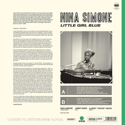 Simone, Nina/Little Girl Blue (Green Vinyl) [LP]