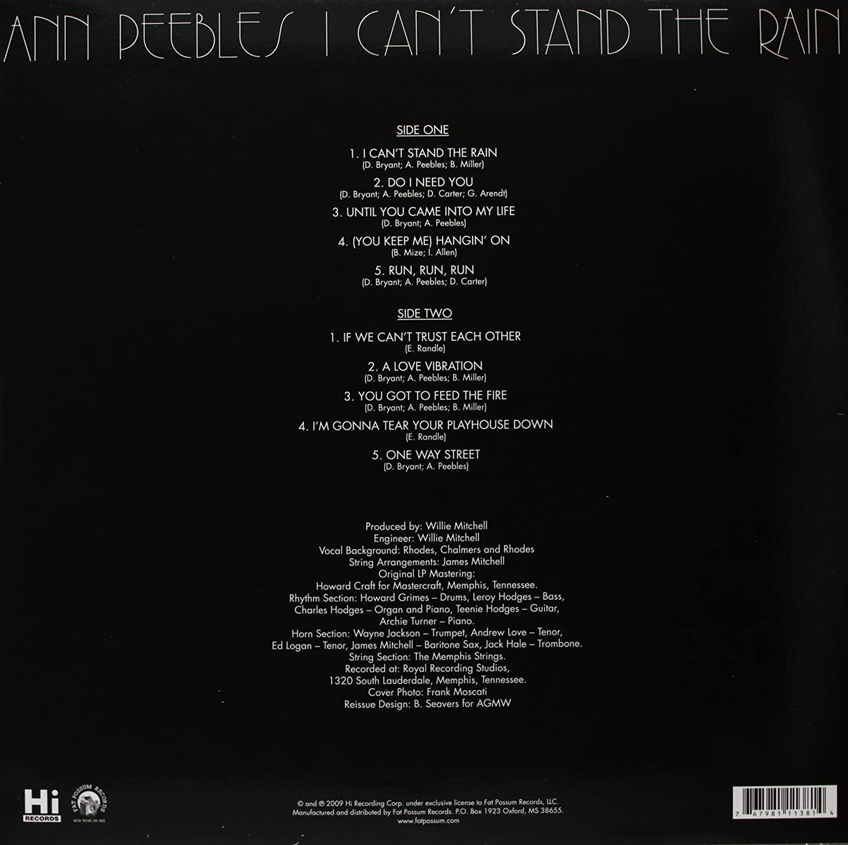Peebles, Ann/I Can't Stand the Rain [LP]
