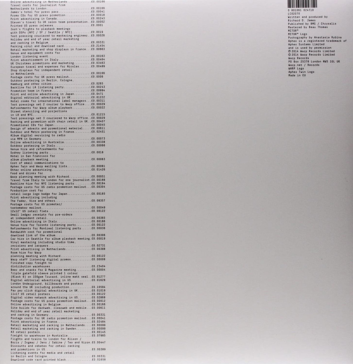 Aphex Twin/Syro [LP]