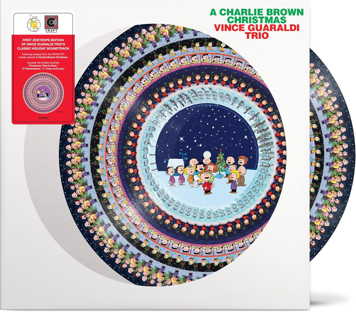 Vince Guaraldi Trio/A Charlie Brown Christmas (60th Anniversary Zoetrope Picture Disc) [LP]