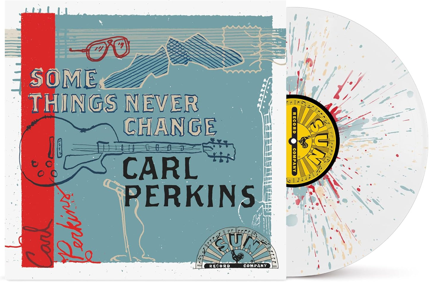Perkins, Carl/Some Things Never Change (Blue Suede Splatter Vinyl) [LP]