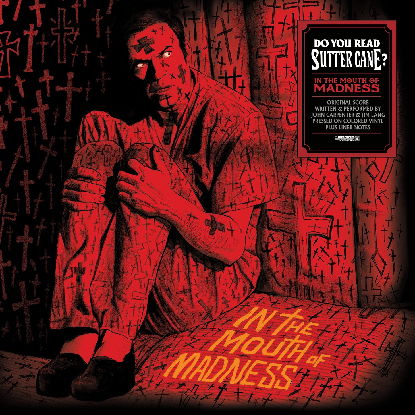 PRE-ORDER: John Carpenter & Jim Lang "In The Mouth Of Madness" 2xLP