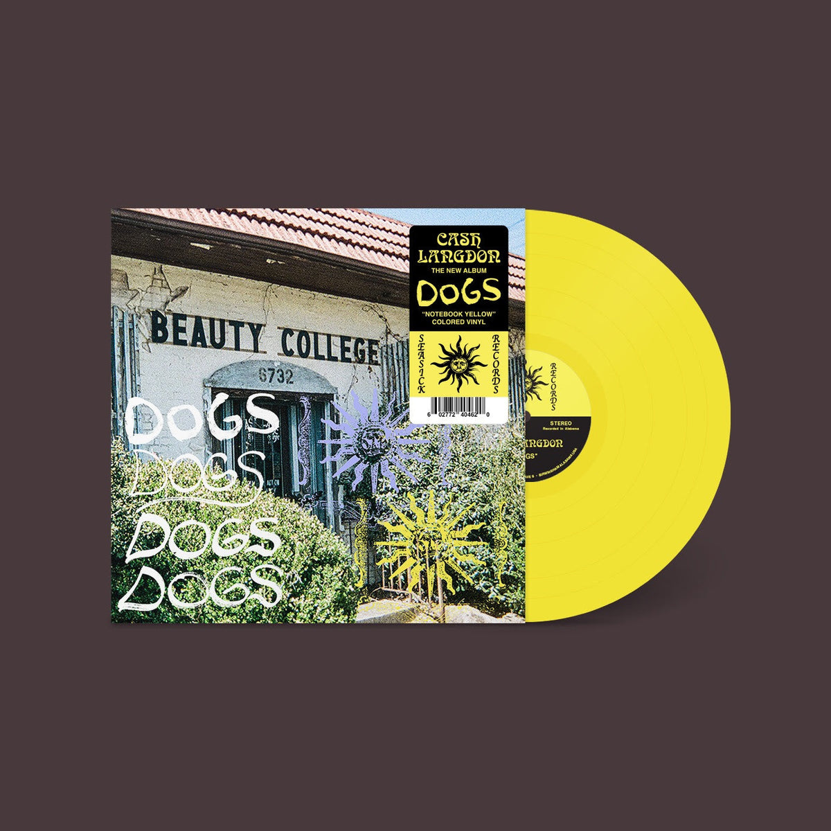 Cash Langdon "Dogs" LP (Yellow VInyl)