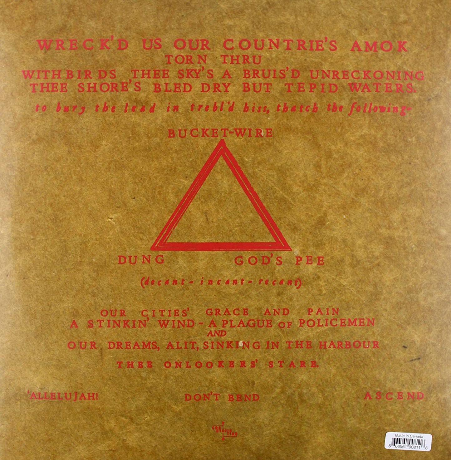 Godspeed You! Black Emperor!/Allelujah! Don't Bend! Ascend! [LP]