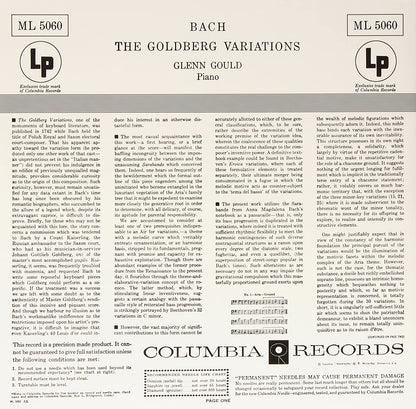 Gould, Glenn/Bach: Goldberg Variations [LP]