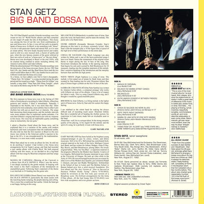 Getz, Stan/Big Band Bossa Nova (Yellow Vinyl) [LP]