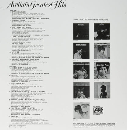 Franklin, Aretha/Greatest Hits [LP]
