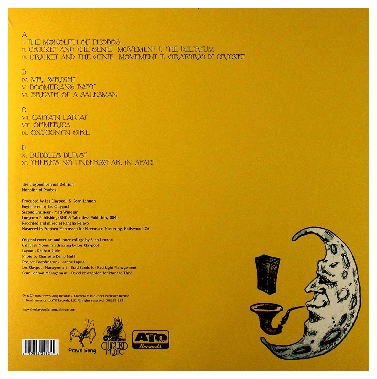 Claypool Lennon Delirium/Monolith Of Phobia [LP]