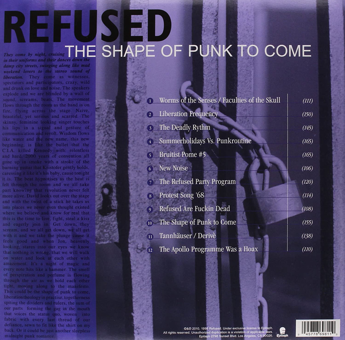 Refused/The Shape of Punk To Come [LP]