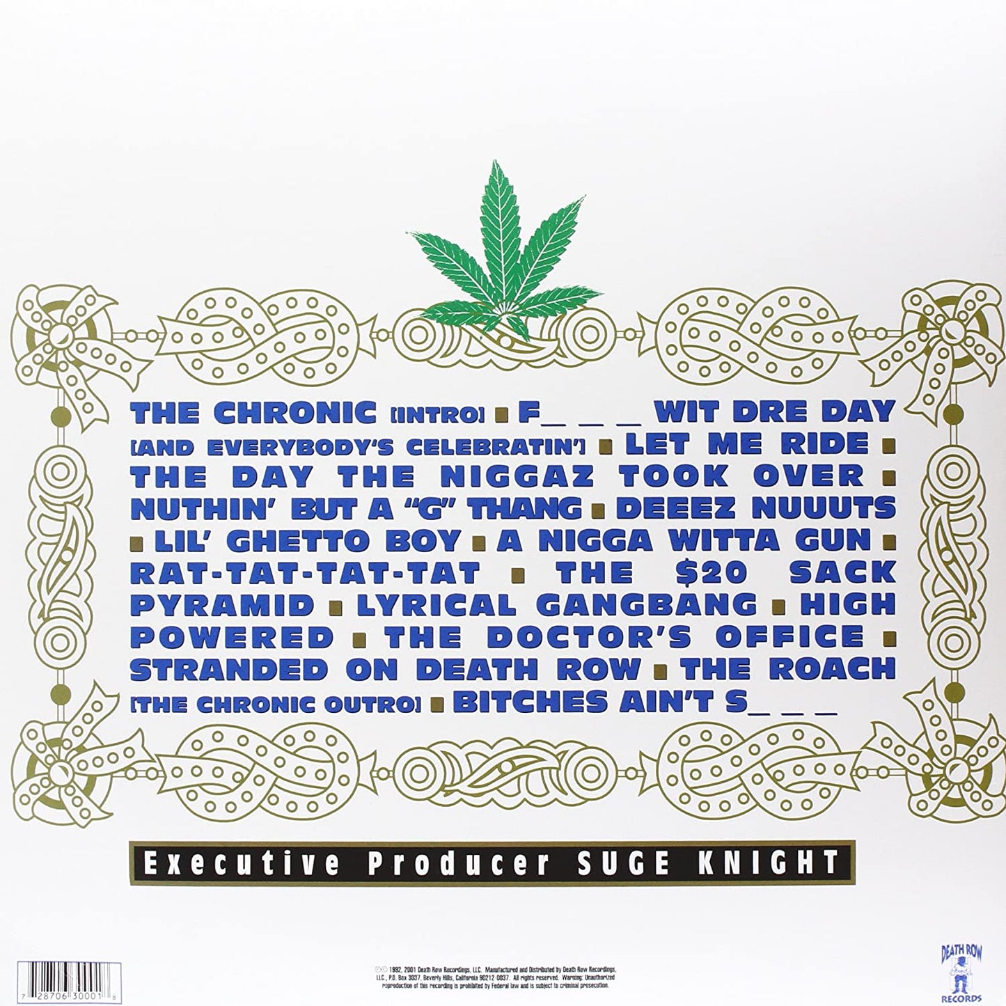 Dr. Dre/The Chronic [LP]