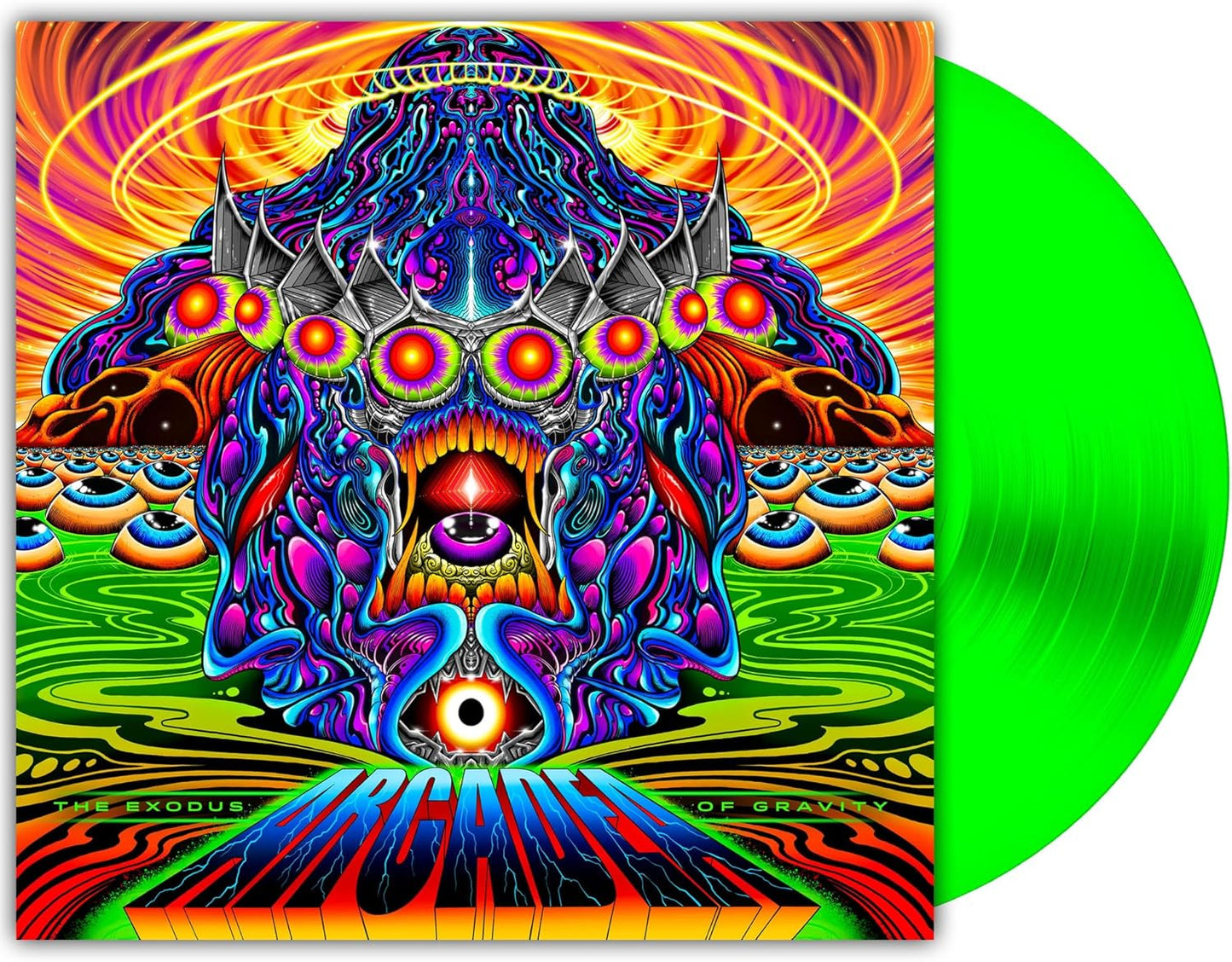Arcadea/The Exodus Of Gravity (Neon Green Vinyl) [LP]