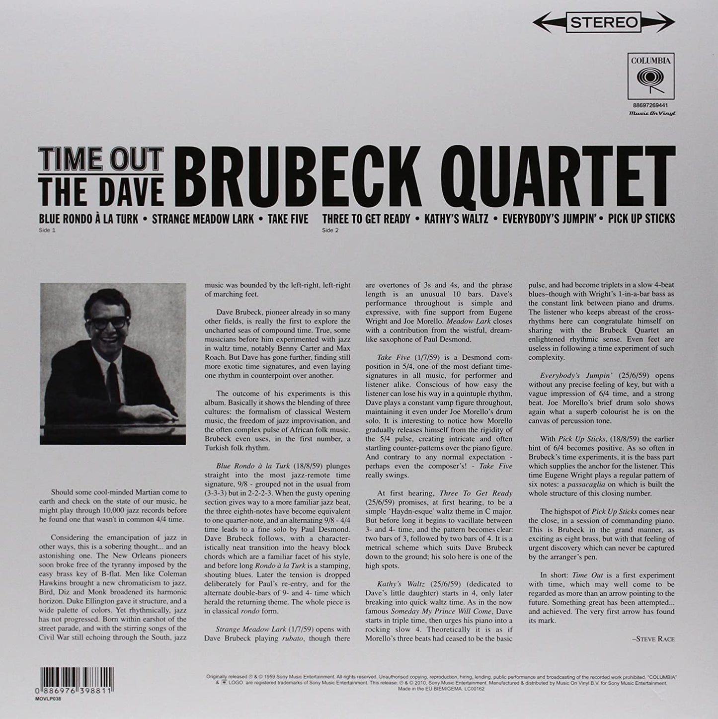 Dave Brubeck Quartet, The/Time Out [LP]