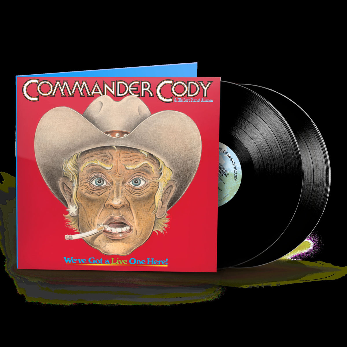 PRE-ORDER: Commander Cody And His Lost Planet Airmen "We've Got A Live One Here!" 2xLP