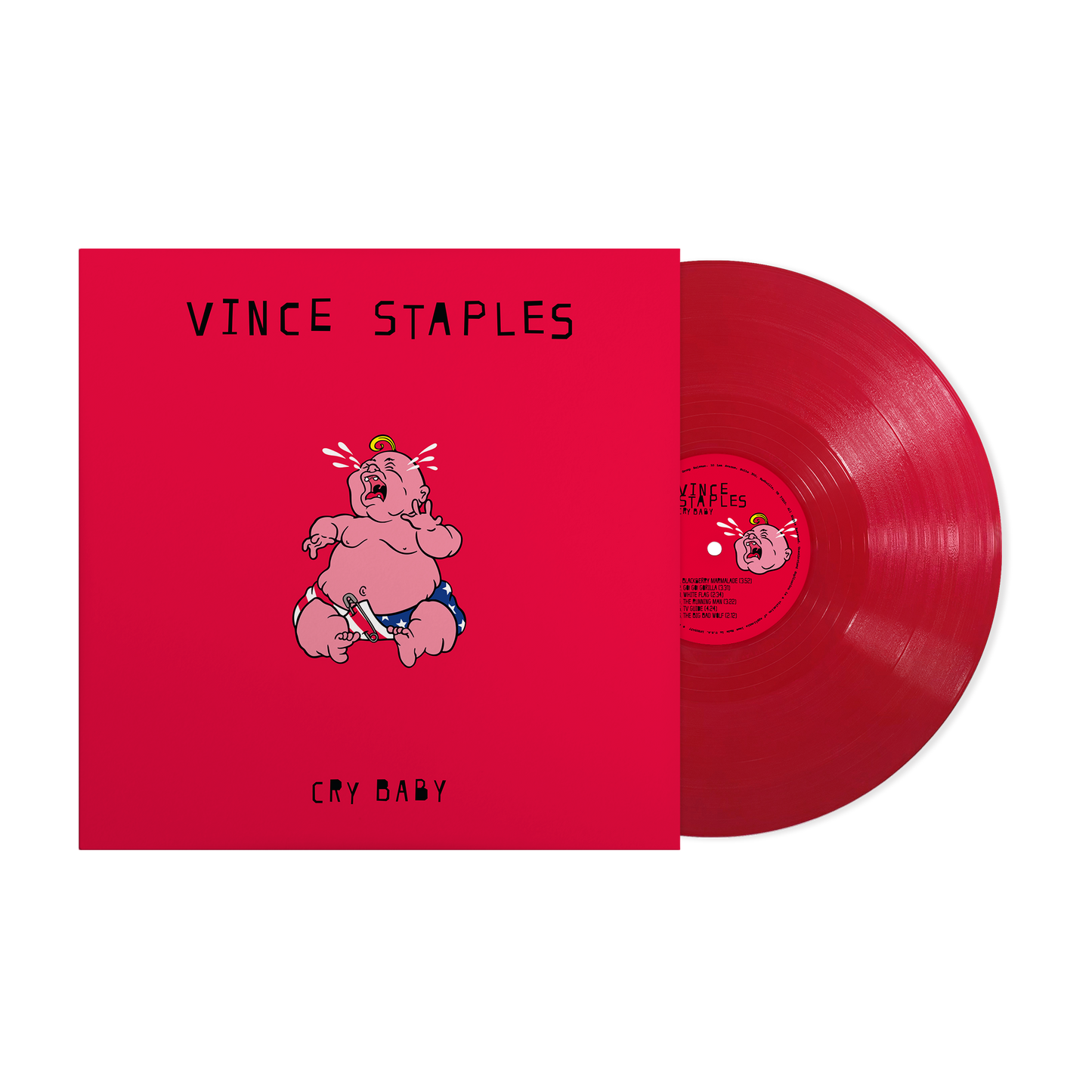 Vince Staples "Cry Baby" LP (Indie Exclusive Red Vinyl)