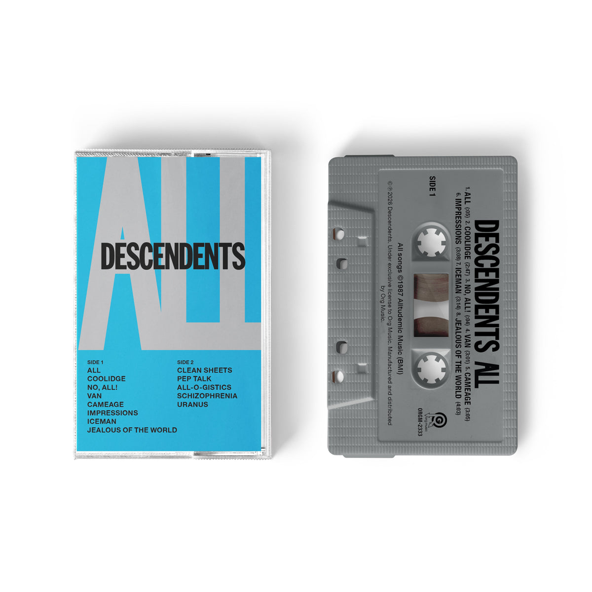 PRE-ORDER: Descendents "All" Cassette