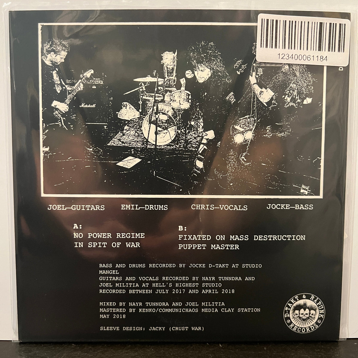 Used Vinyl: N.P.G. "Devastation Of The Future EP" 7"