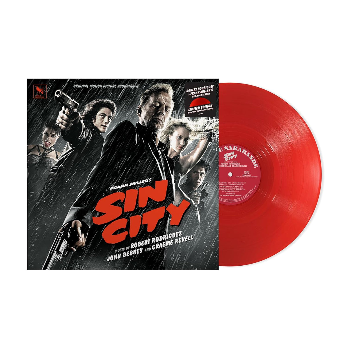 V/A "Sin City (OST)" LP (Translucent Blood Red Vinyl)