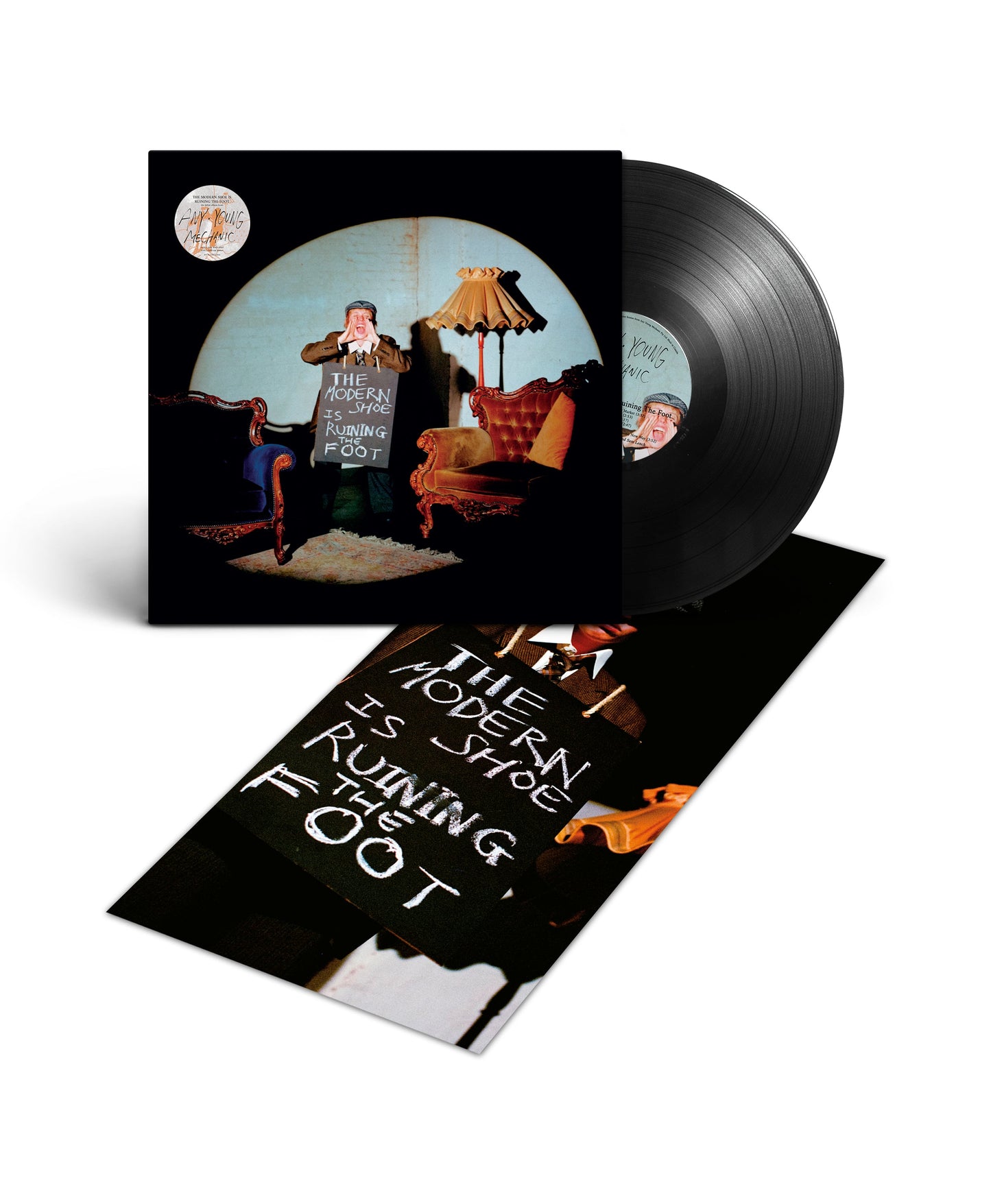 PRE-ORDER: Any Young Mechanic "The Modern Shoe Is Ruining The Foot" LP (Eco-Mix Black Vinyl + Poster)