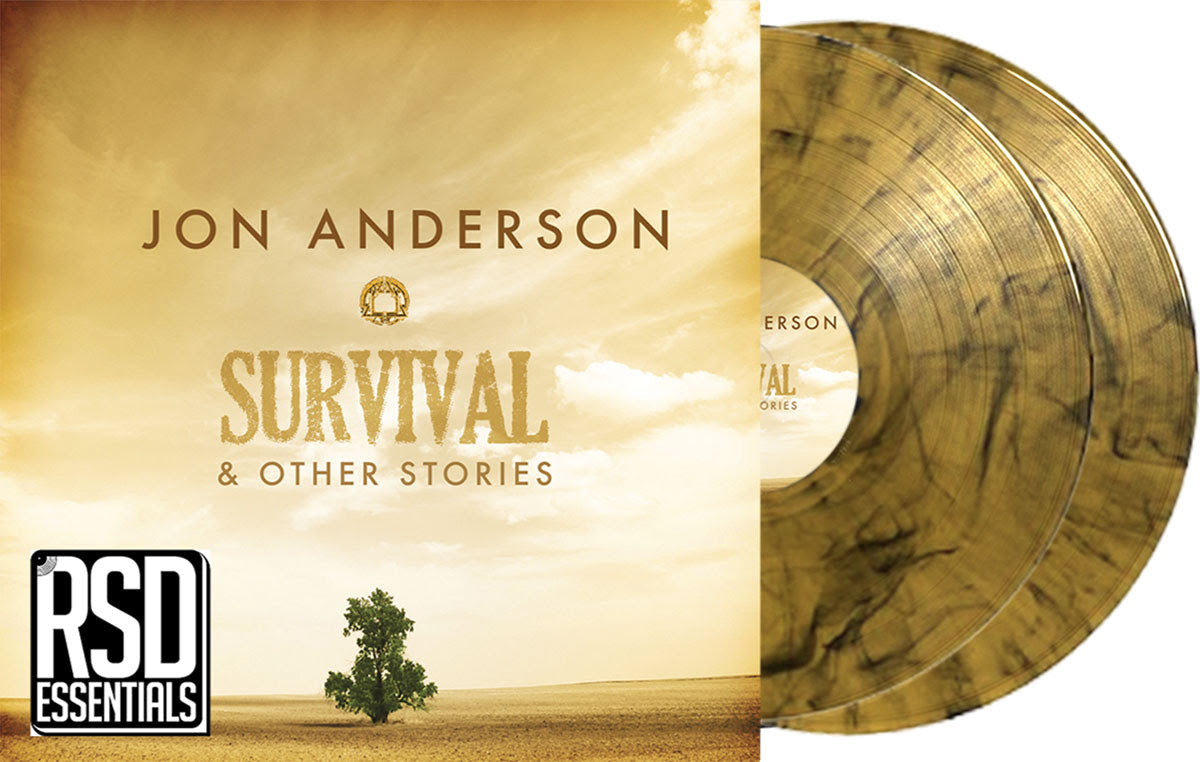 Jon Anderson "Survival & Other Stories" 2xLP (Indie Exclusive Gold Marble Vinyl)
