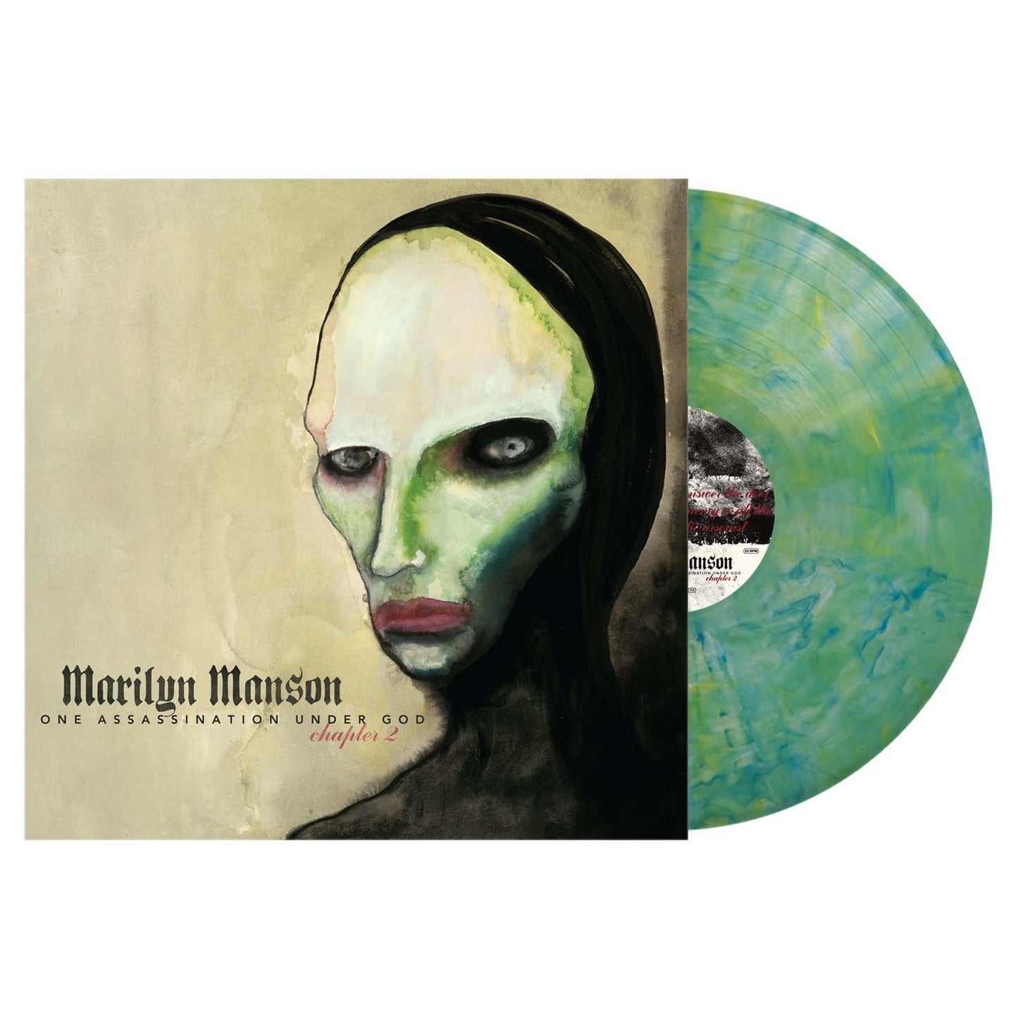PRE-ORDER: Marilyn Manson "One Assassination Under God - Chapter 2" LP (Green Blue Marble Vinyl)