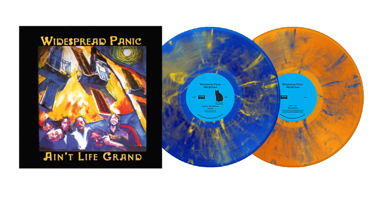 PRE-ORDER: Widespread Panic "Ain't Life Grand" 2xLP (Blue/Yellow Swirl & Orange/Blue Swirl Vinyl)