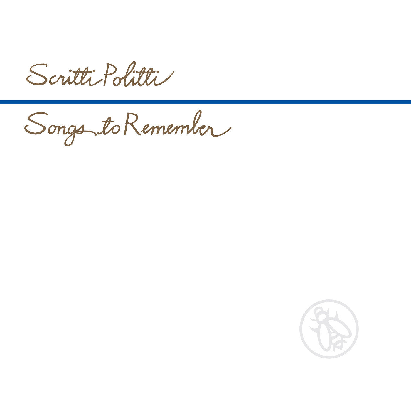 Scritti Politti "Songs to Remember" LP