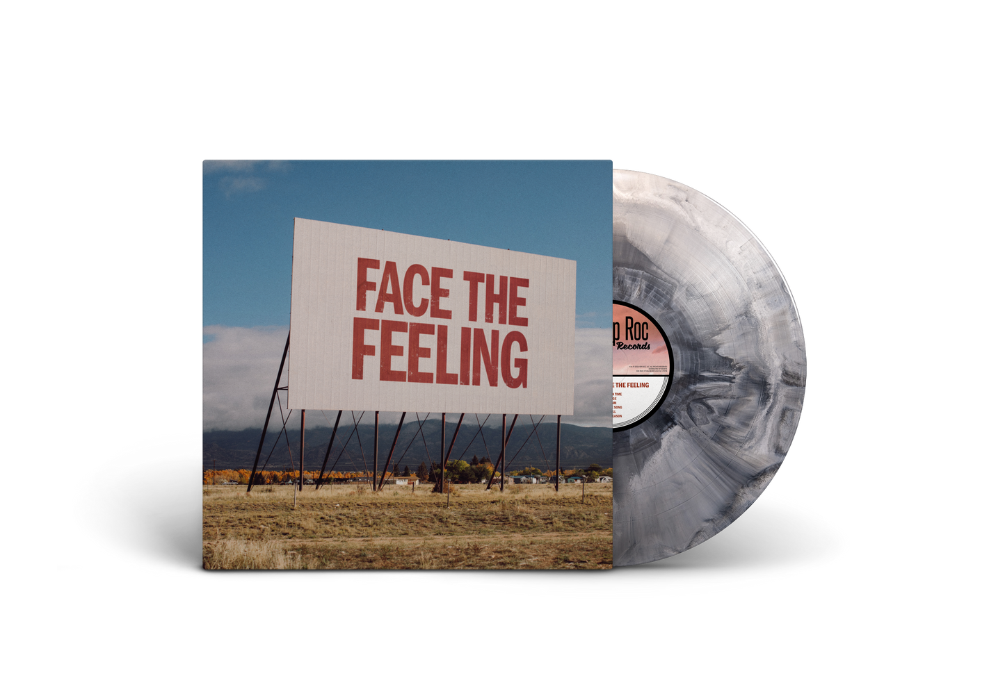 Jobi Riccio "Face The Feeling" LP (Black & White Splash Vinyl)