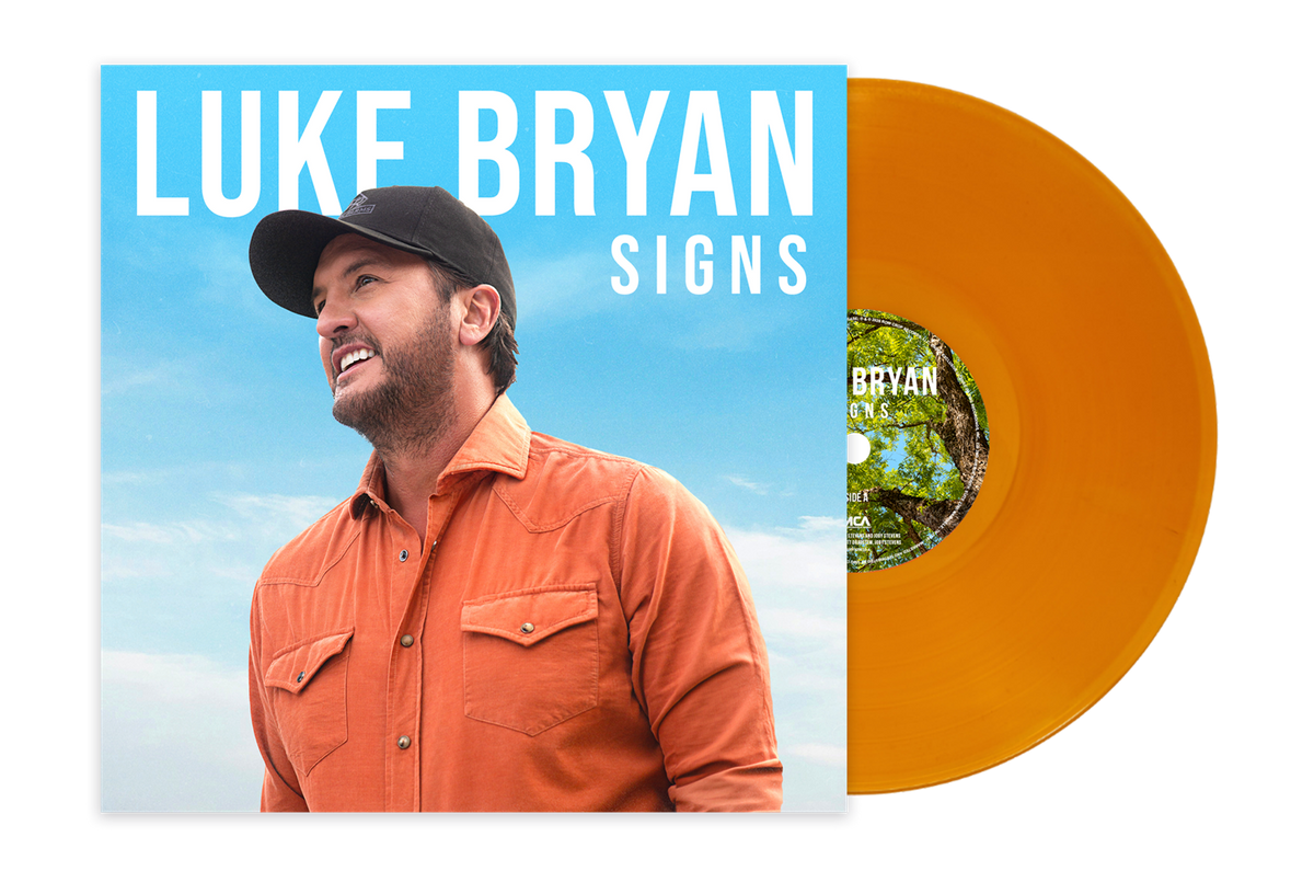 PRE-ORDER: Luke Bryan "Signs" LP ("Hunt Orange" Vinyl)