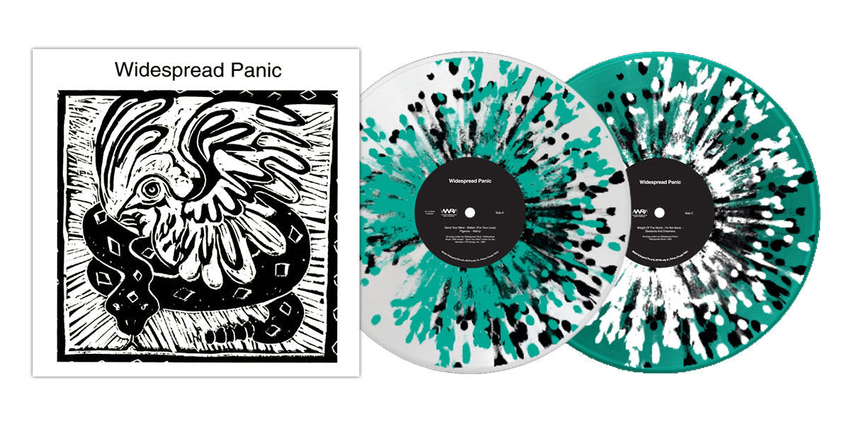 PRE-ORDER: Widespread Panic "S/T" 2xLP (Seafoam Green w/ Black & White Splatter Vinyl)