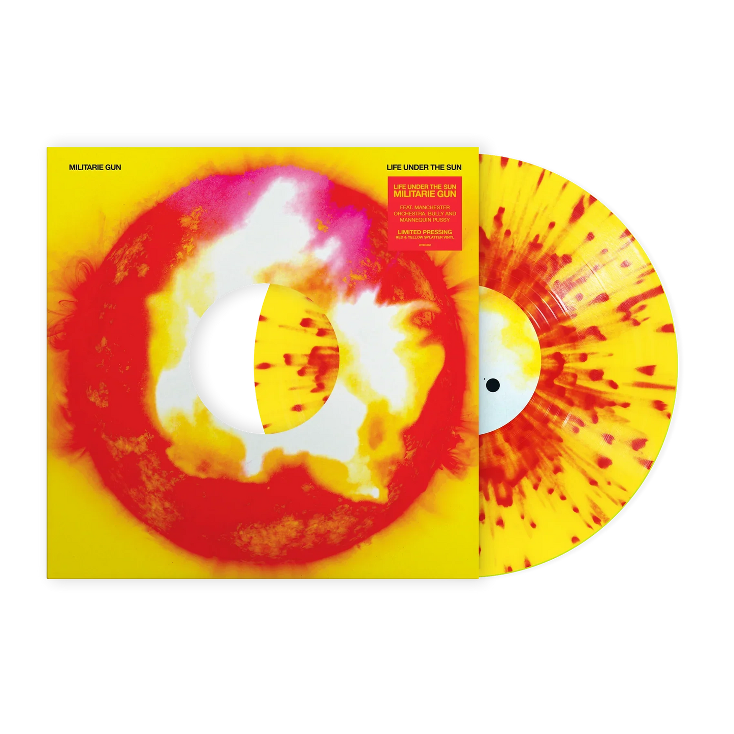 Militarie Gun "Life Under The Sun" 12" Single (Red/Yellow Splatter Vinyl)