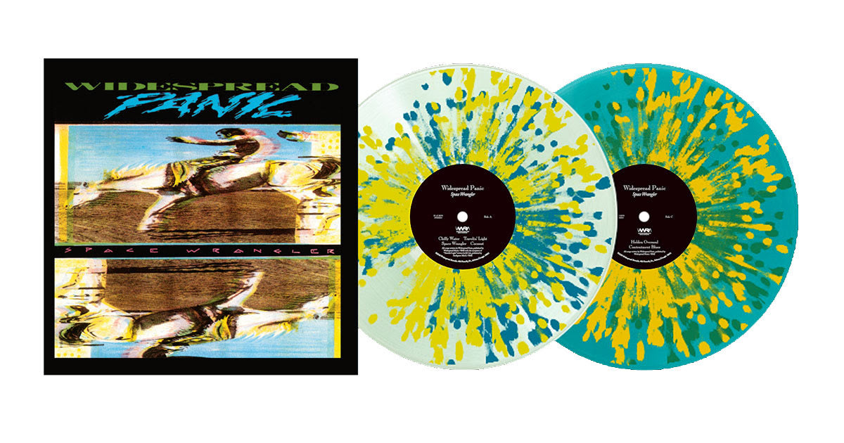 PRE-ORDER: Widespread Panic "Space Wrangler" 2xLP (White w/ Teal/Yellow & Teal w/ Green/Yellow Splatter Vinyl)