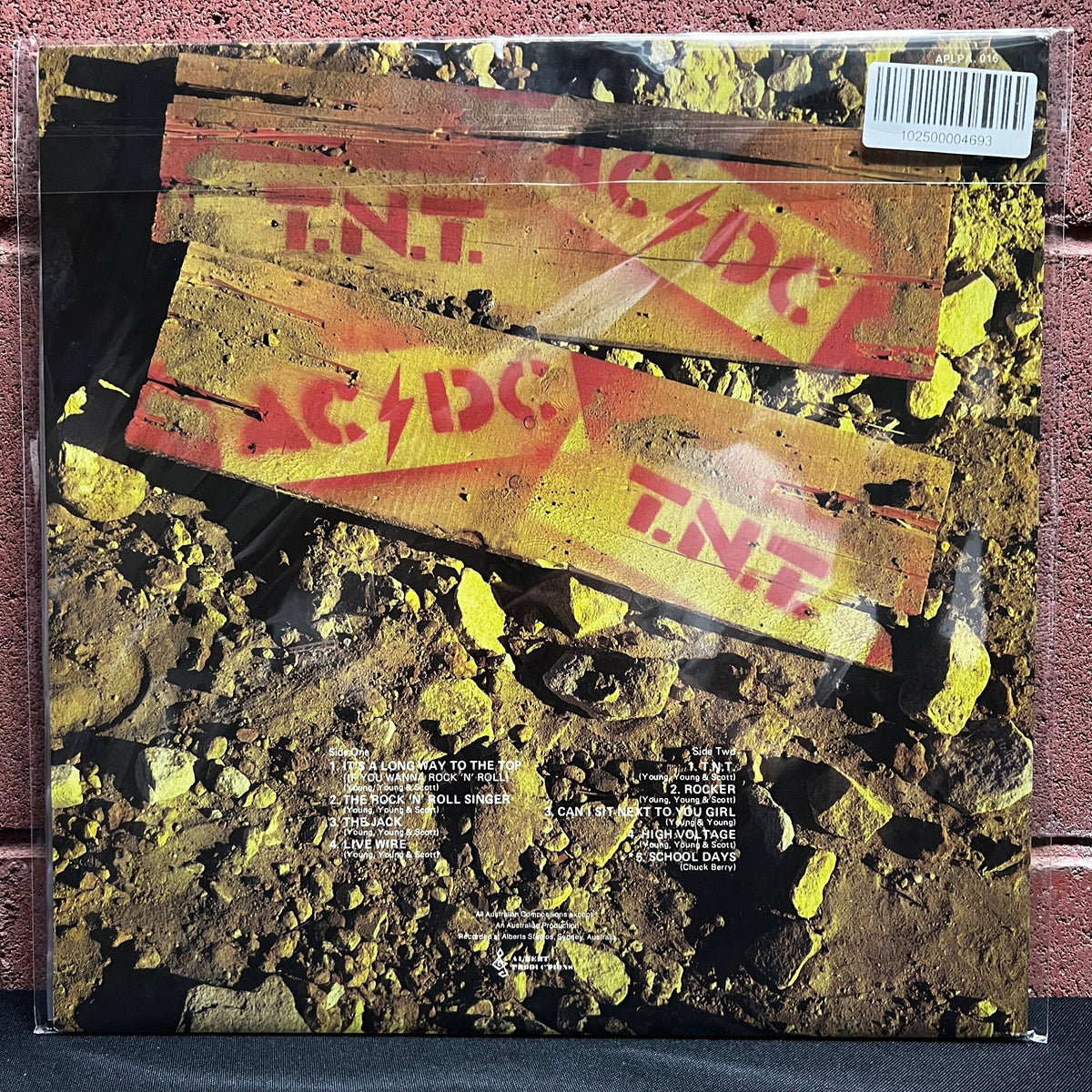Used Vinyl: AC/DC "T.N.T." LP (1977 Blue No Roo Stereo Albert Labels)
