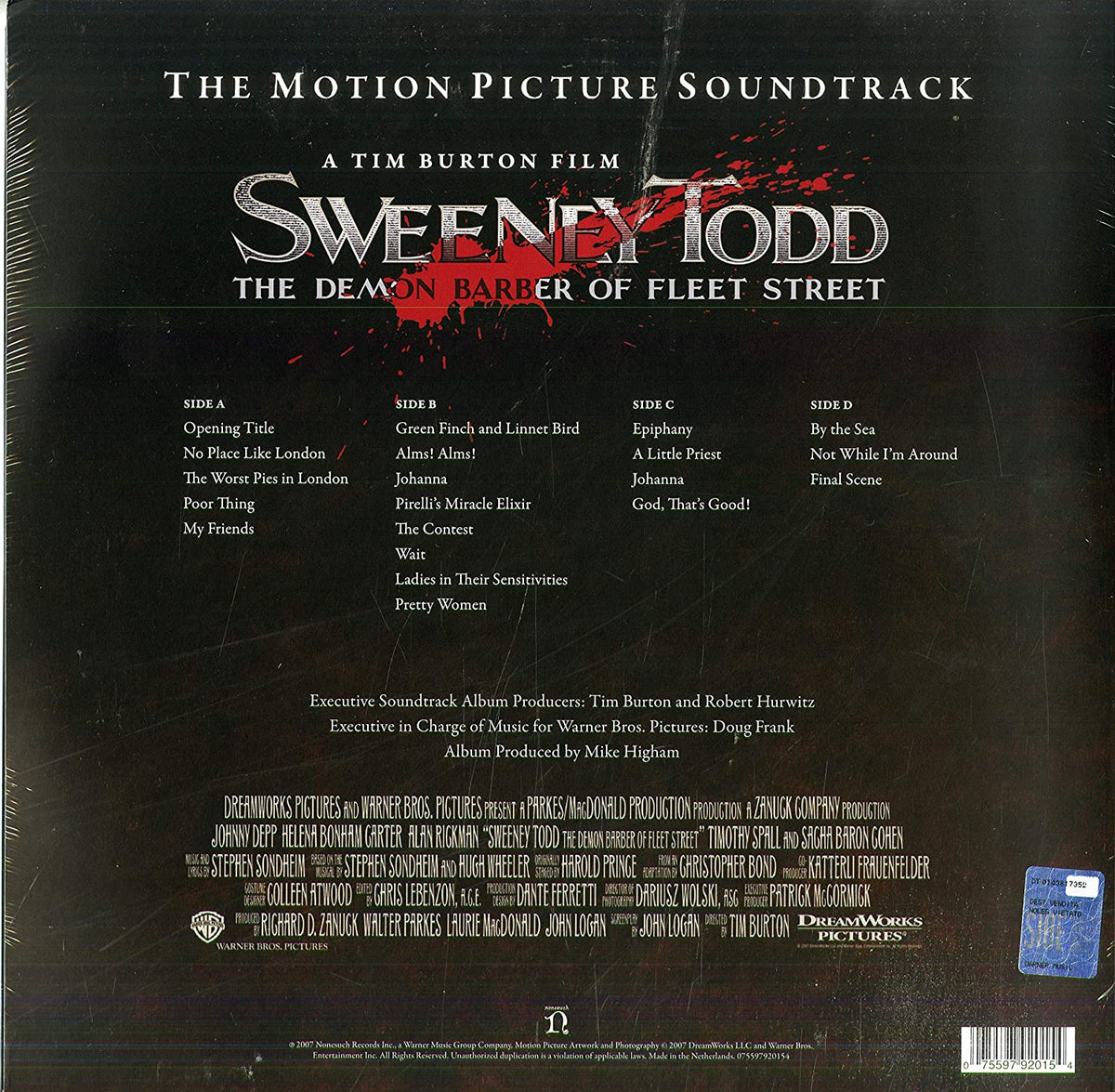 Soundtrack/Sweeney Todd [LP]