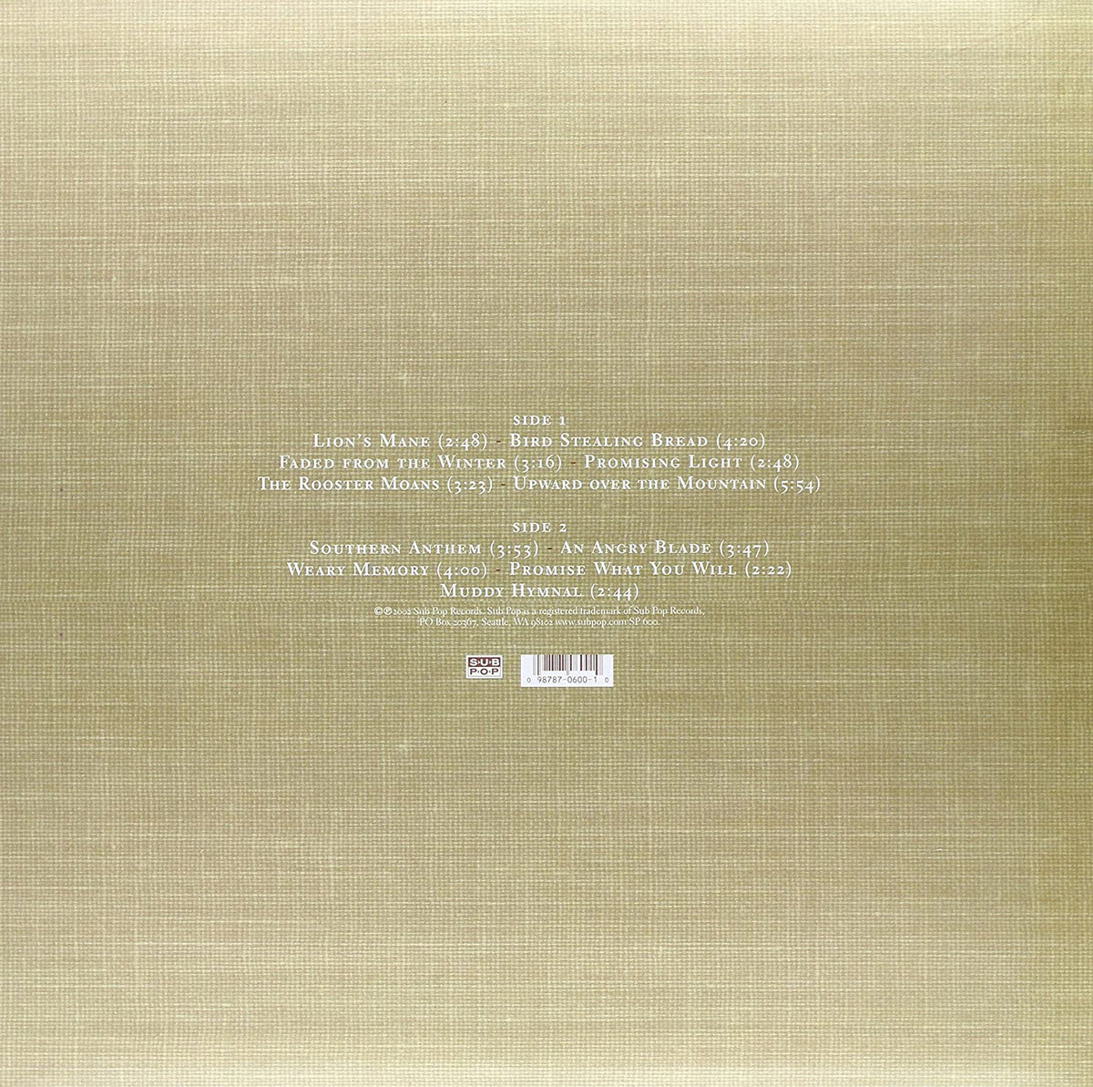 Iron & Wine/The Creek Drank The Cradle [LP]