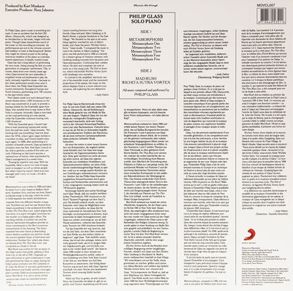 Glass, Philip/Solo Piano [LP]