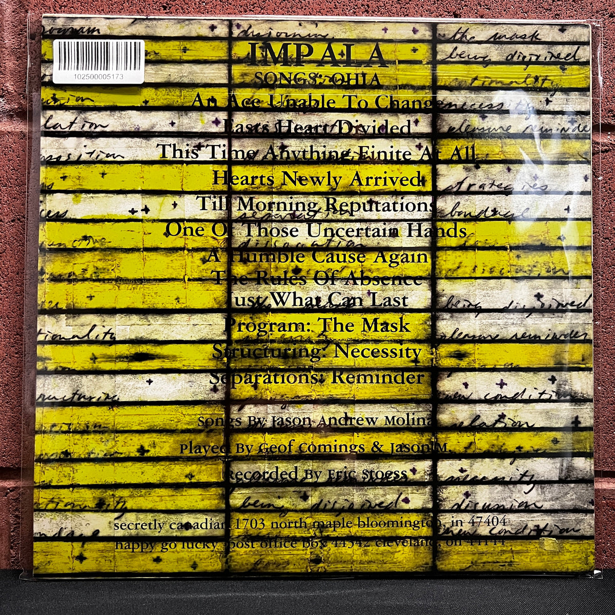 Used Vinyl: Songs: Ohia "Impala" LP (1998 US Press)