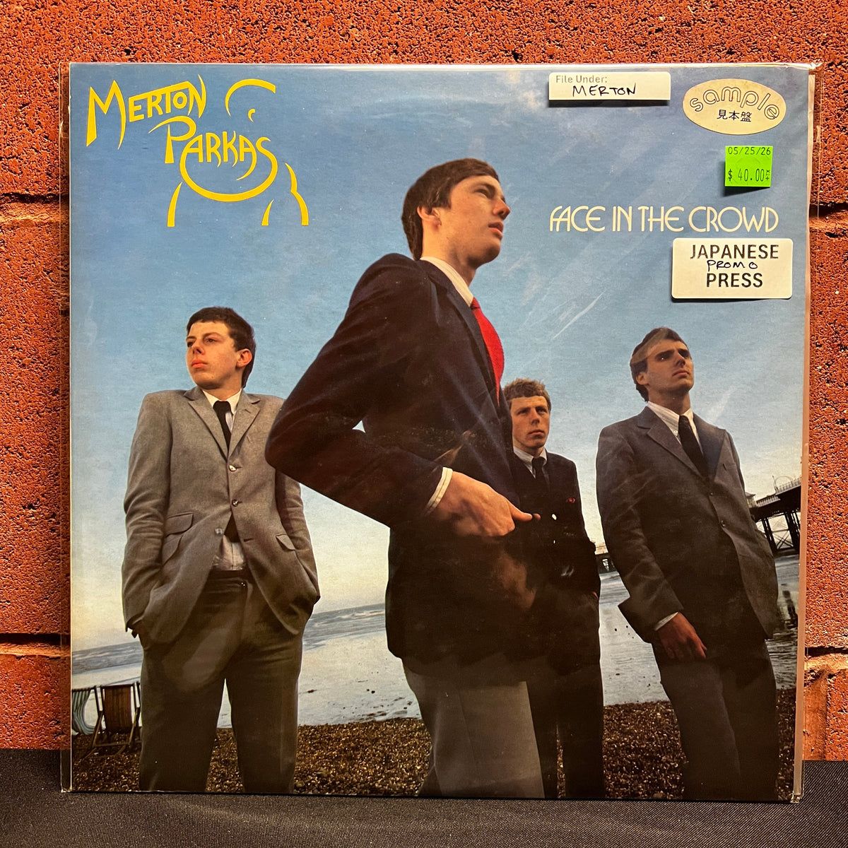 Used Vinyl: The Merton Parkas "Face In The Crowd" LP (1979 Japanese Promo Copy)