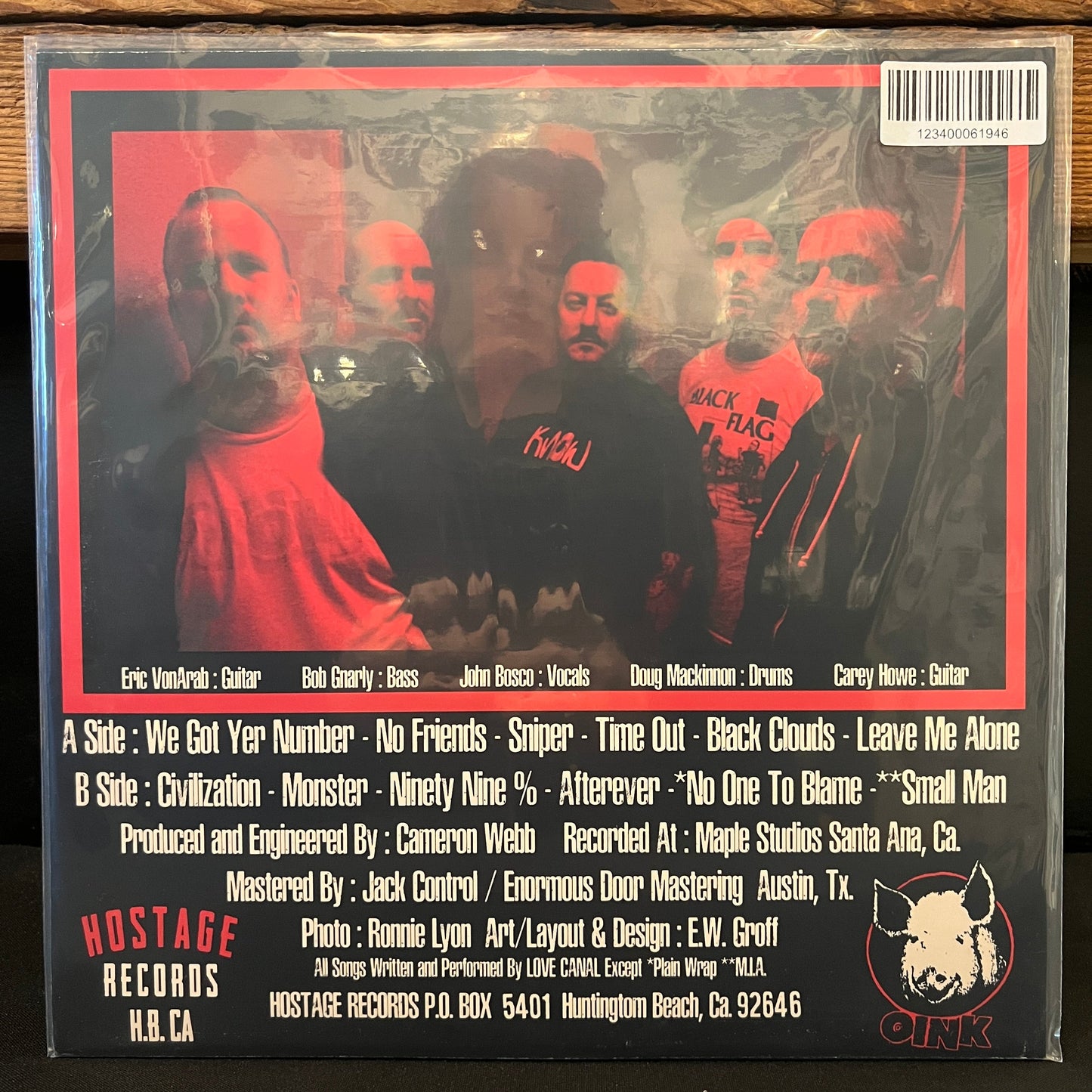 Used Vinyl: Love Canal "If It Ain't Broke, Break It!!!" LP (2017 Press - Clear Vinyl)