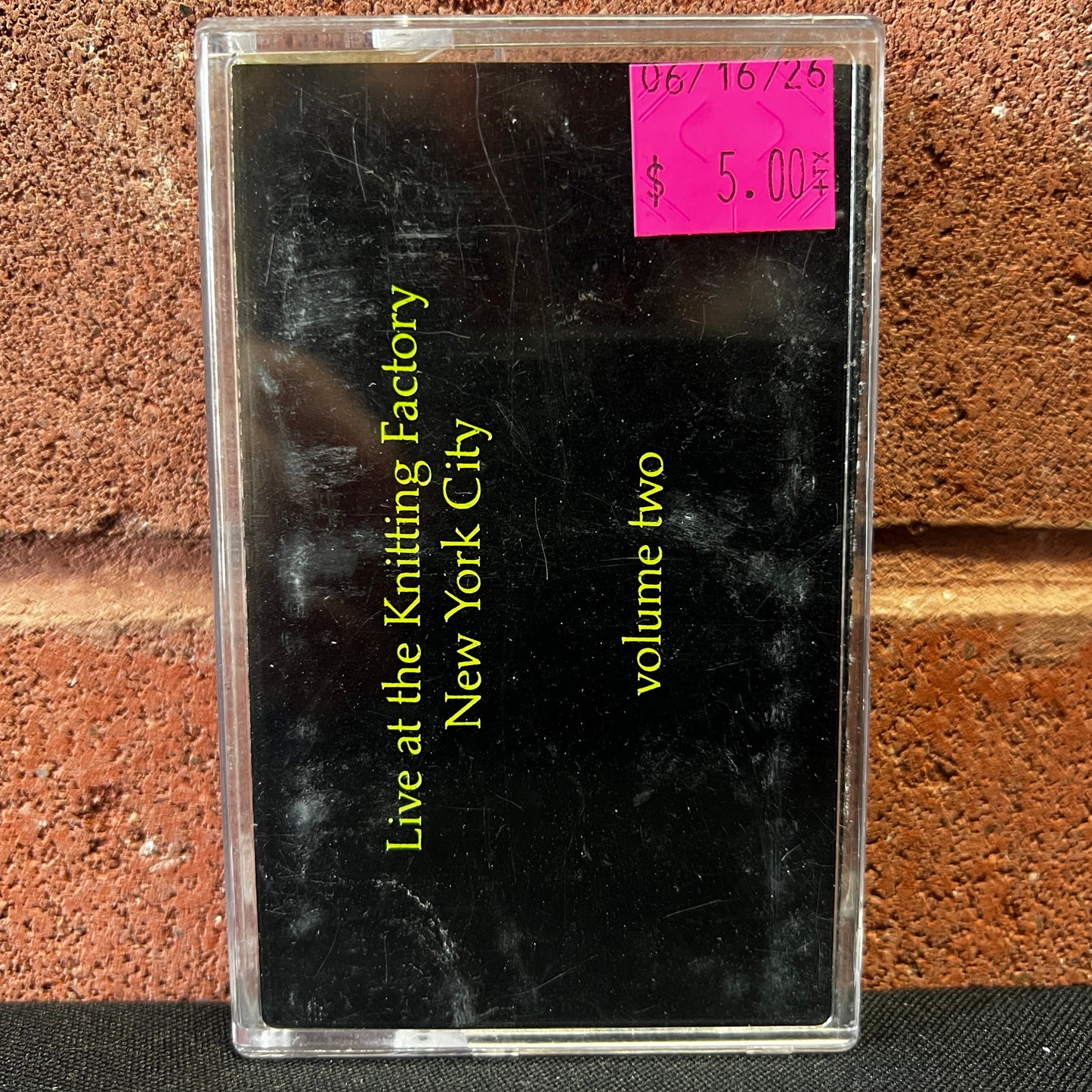 Used Cassette: Various Artists "Live At The knitting Factory New York City Volume 2" Tape