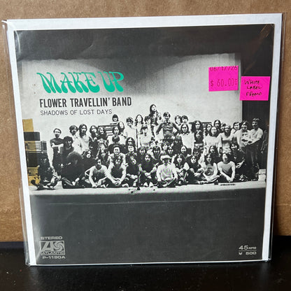 Used Vinyl: Flower Travellin' Band "Make Up / Shadows Of Lost Days" 7" (1973 Japanese Promo Press)